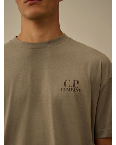 Camiseta algodón logo Fallen Rock | C.P. Company oficial