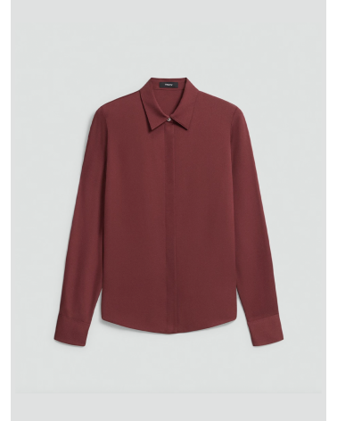 Theory Silk Georgette Fitted Shirt | Luxury Fashion Girona