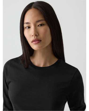 Theory Organic Pima Cotton Long-Sleeve Tee | Premium Fashion Girona