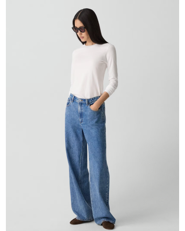 Theory Organic Pima Cotton Long-Sleeve Tee | Premium Fashion Girona