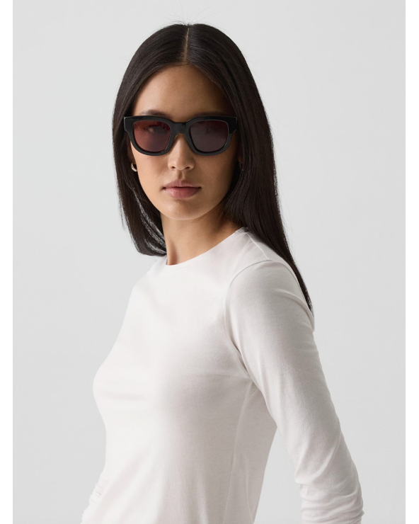 Theory Organic Pima Cotton Long-Sleeve Tee | Premium Fashion Girona