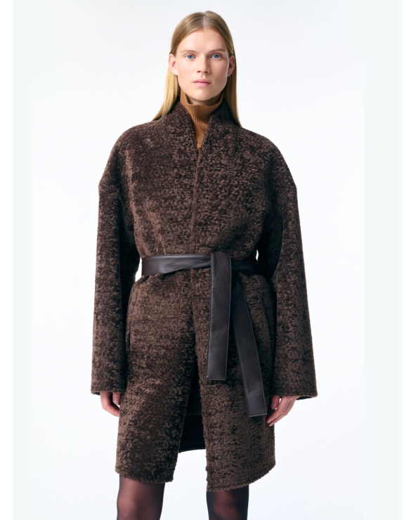 Vanessa Bruno Reversible Faux Shearling Coat | Premium Fashion Girona