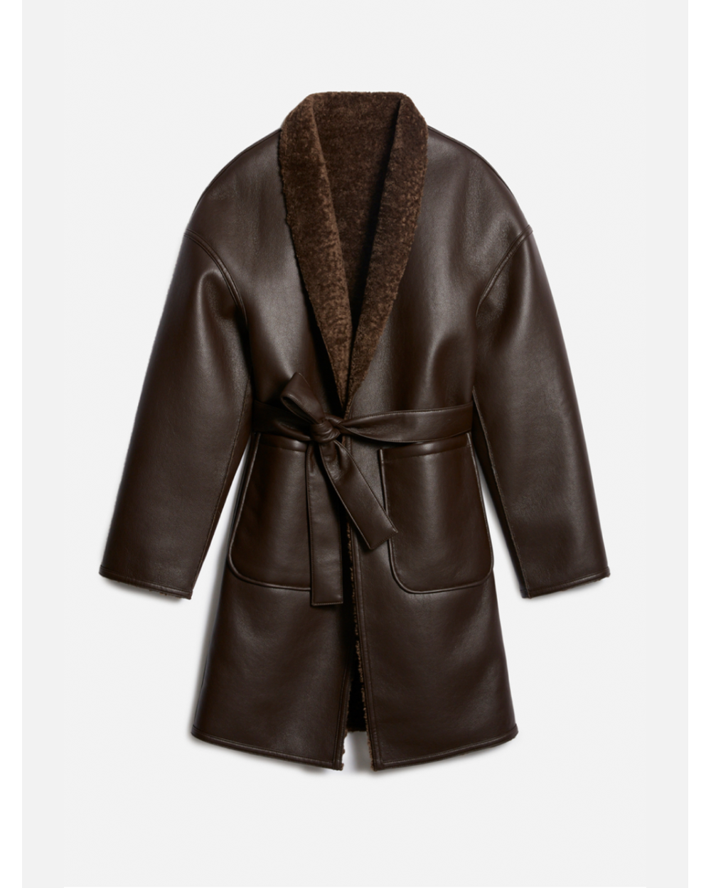 Vanessa Bruno Reversible Faux Shearling Coat | Premium Fashion Girona
