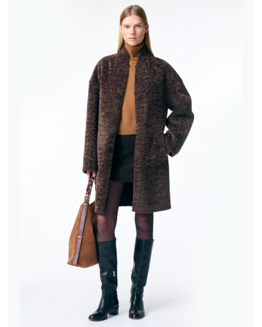 Vanessa Bruno Reversible Faux Shearling Coat | Premium Fashion Girona