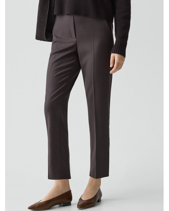 Theory Women’s Treeca Wool Pants | Sustainable Luxury Girona
