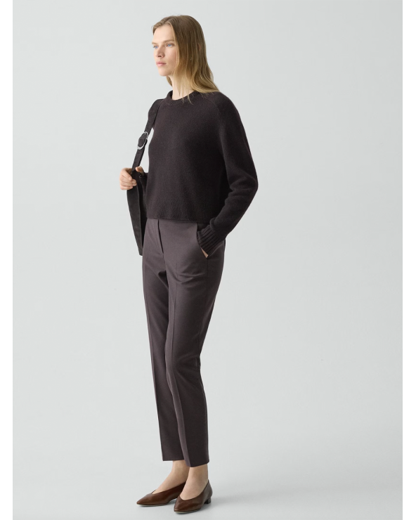 Theory Women’s Treeca Wool Pants | Sustainable Luxury Girona