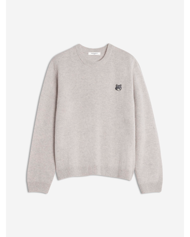 Maison Kitsuné Grey Fox Head Jumper – Lambswool Men Girona