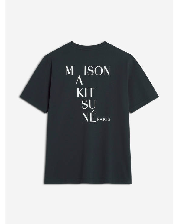 Maison Kitsuné Crossword T-Shirt – Organic Cotton Men Girona