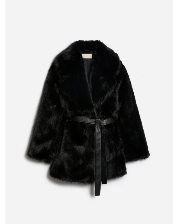 Vanessa Bruno Faux Fur Jacket – Parisian Style & Elegance