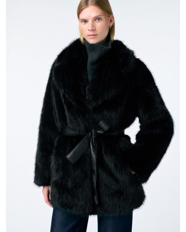Vanessa Bruno Faux Fur Jacket – Parisian Style & Elegance