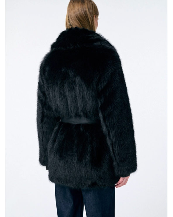 Vanessa Bruno Faux Fur Jacket – Parisian Style & Elegance