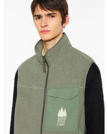 Maison Kitsuné Fleece Vest – Urban Style | Multibrand Stores Girona