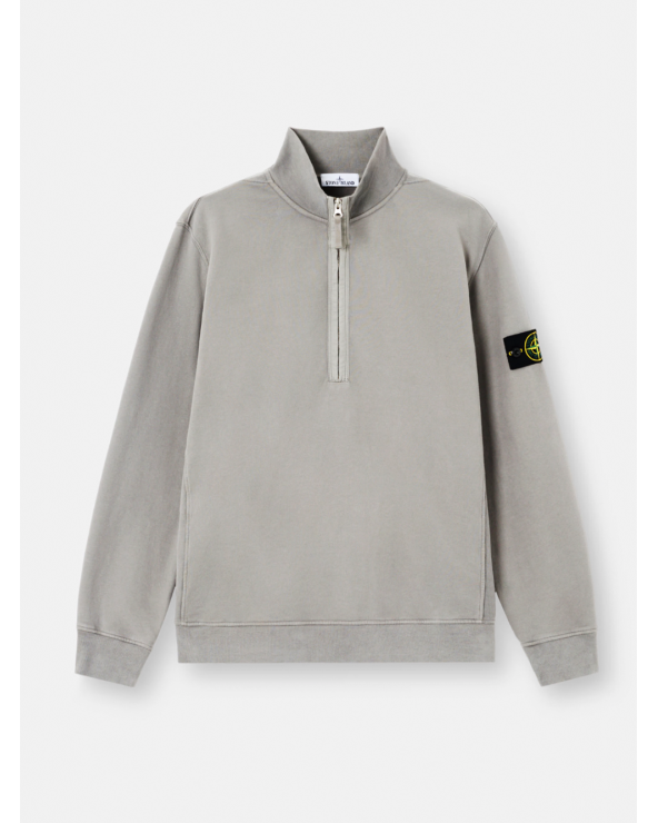 Stone Island high-neck invisible zip sweatshirt