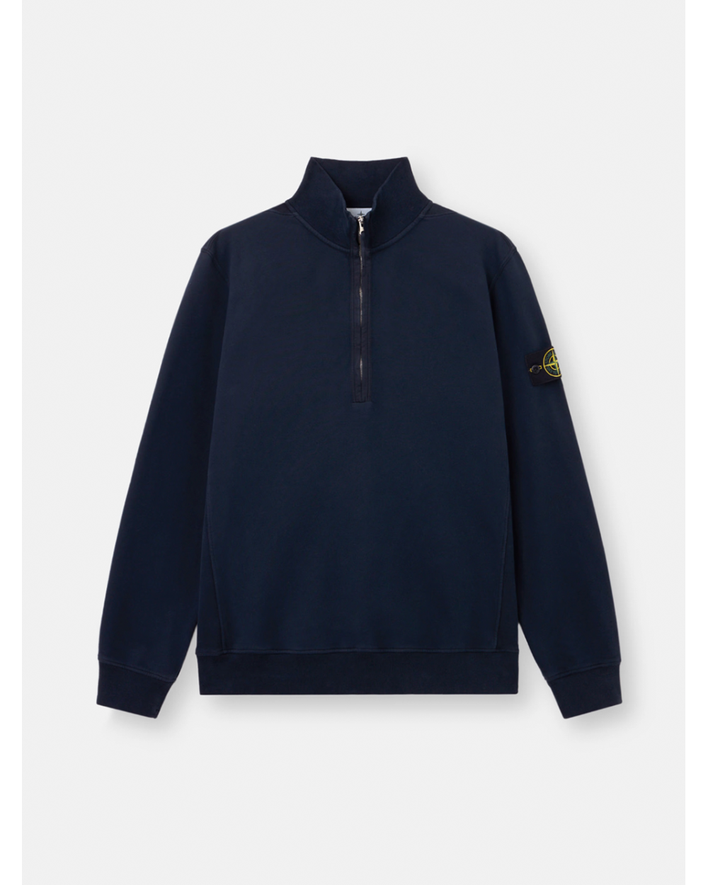 Stone Island high-neck invisible zip sweatshirt