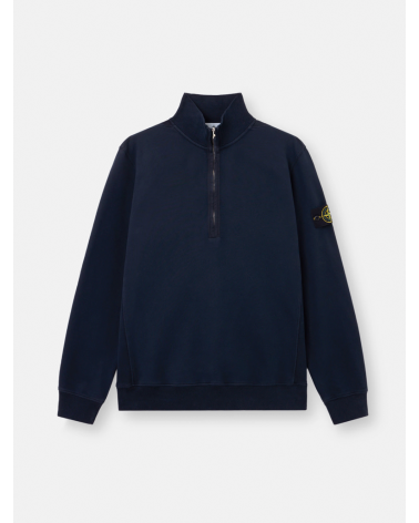 Stone Island high-neck invisible zip sweatshirt