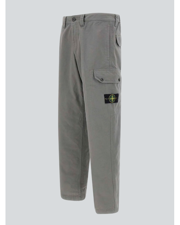 Stone Island Organic Cotton Ripstop Trousers | Girona Stores
