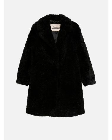 Herno Faux Fur Teddy Coat | Italian Winter Elegance