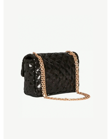 Bolso Moon Medio de lentejuelas plateadas Vanessa Bruno | Bolso de fiesta