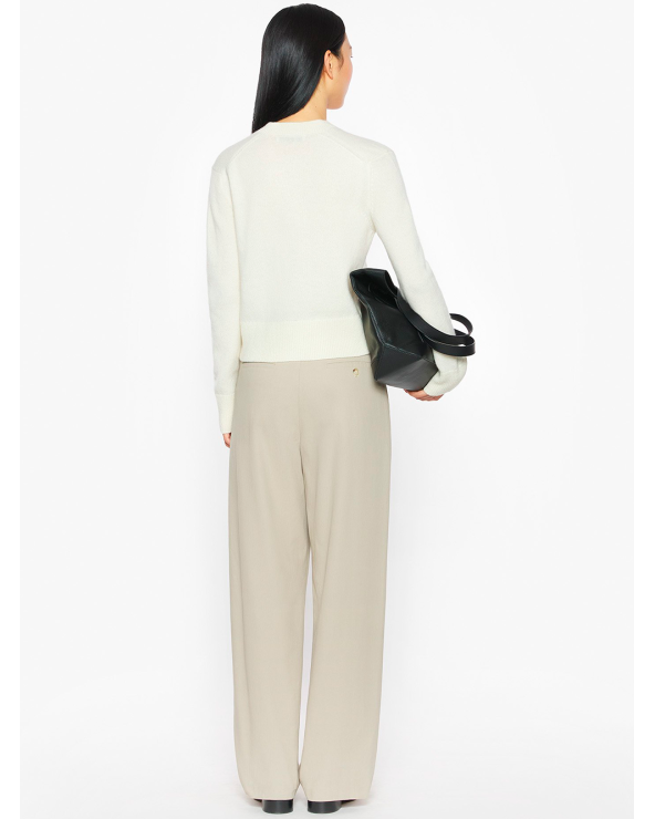 Cárdigan de lana de cordero con parche Baby Fox Maison Kitsuné