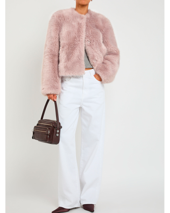 Stand Studio Faux Fur Jacket | Platja d'Aro Girona