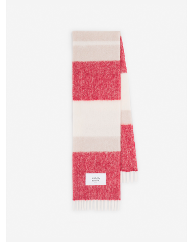Bufanda de rayas en lana de alpaca Maison Kitsuné | Tiendas Girona