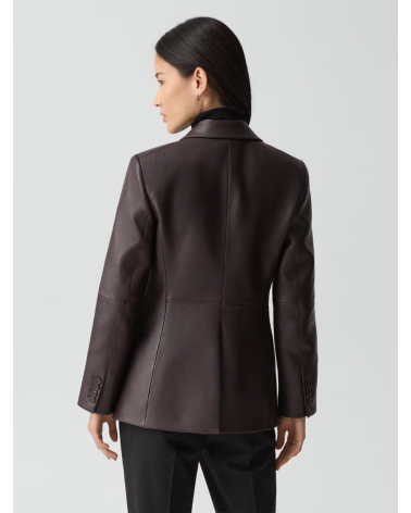 Theory Lamb Leather Blazer | Luxury Leather Jacket